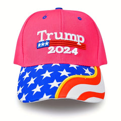 Flag Embroidery Baseball Cap Block Adjustable Dad Hat