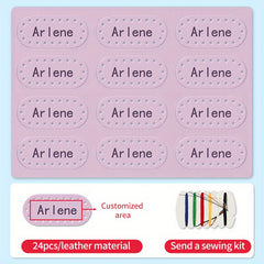 Custom Name Stickers for School Uniforms Embroidery Sewing Clothes Labels