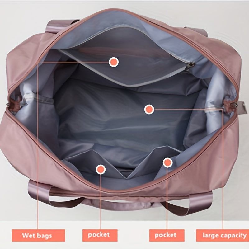 Foldable Yoga Gym Tote Bag Large Capacity Travel Bag