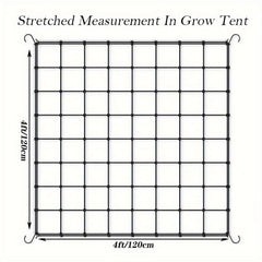Heavy Duty Elastic Plant Net With Steel Hooks