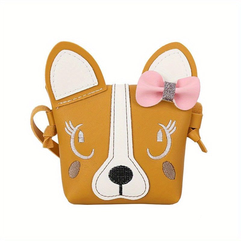 Little Girl Purses Cartoon Messenger Bag With Bowknot