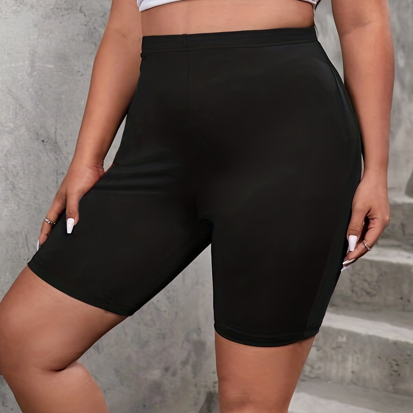 High Waist Slim Shorts for Women