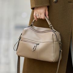 Luxury Leather Handbag with Large Capacity for Women