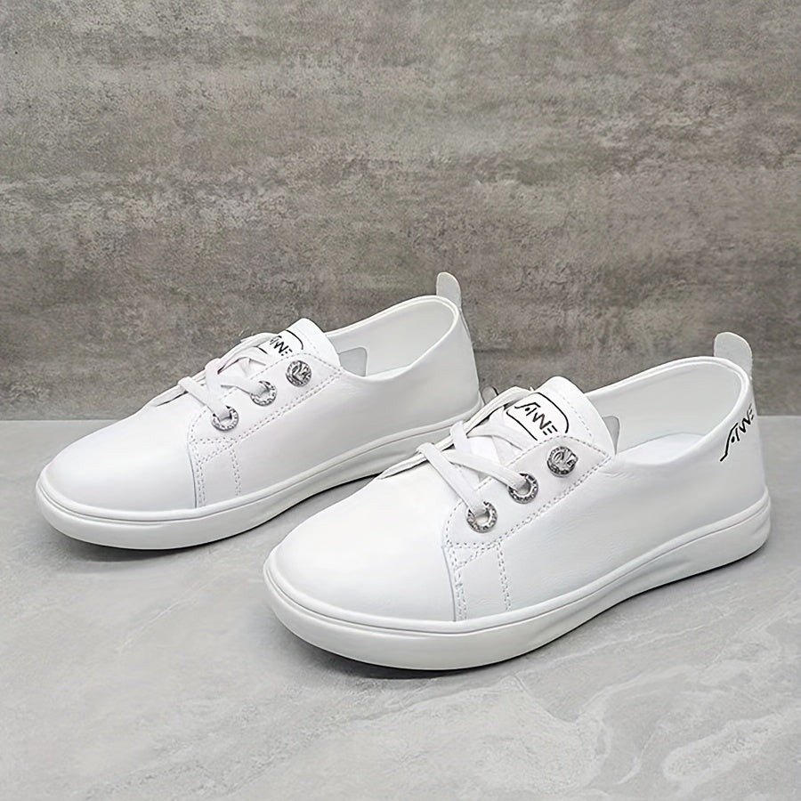 Women's Lace Up Comfortable Flat Sneakers