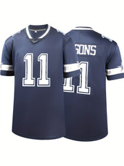 Men's Classic American Football Jersey - Embroidered Stitching