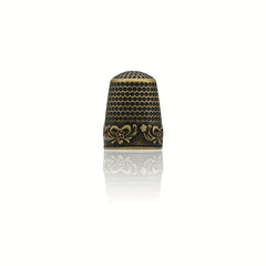 Metal Sewing Thimble Rings Hand DIY Red Bronze Shield