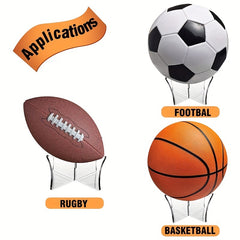 Acrylic Basketball Stand for Football Volleyball Rugby Soccer Cases