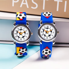2pcs Boys' Sports Quartz Watches Mixed Casual Student Electronic Wristwatch