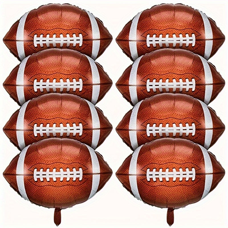 8pcs 18 inch Football Balloons Birthday Graduation Party Decoration