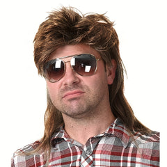 Men's Mid-Length Wig Hair Extension for Parties