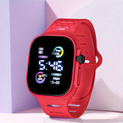 LED Square Electronic Watch Decorative Accessory Holiday Gift For Kids