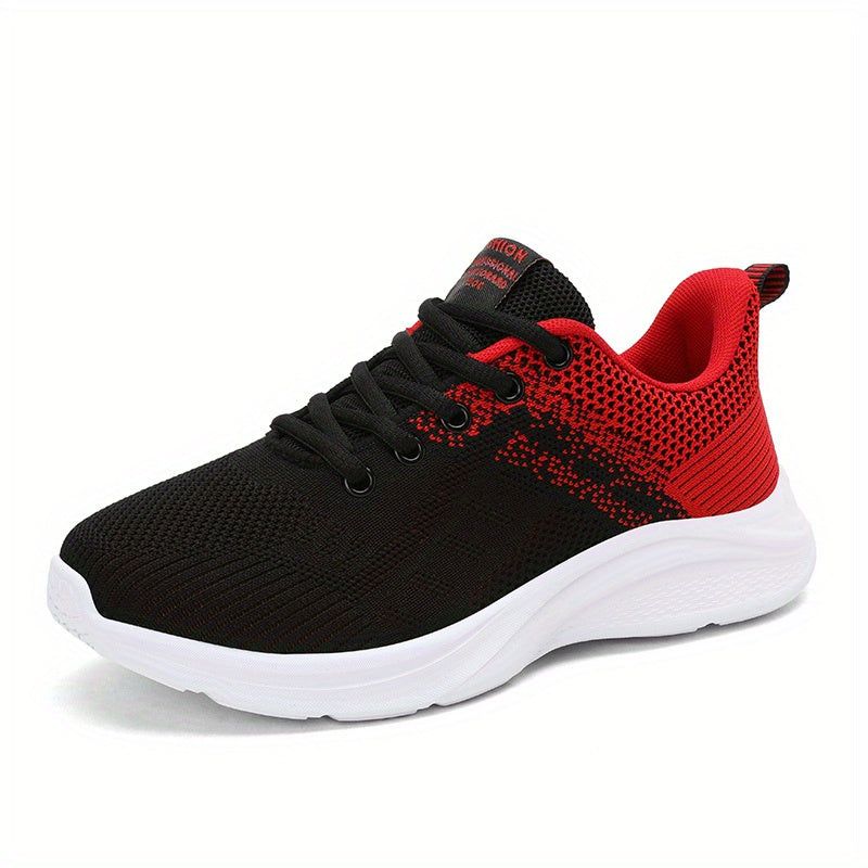 Breathable Ombre Lace Up Women's Running Shoes
