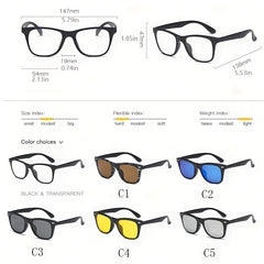 Polarizing Lens Men's Sunglasses Clip-On