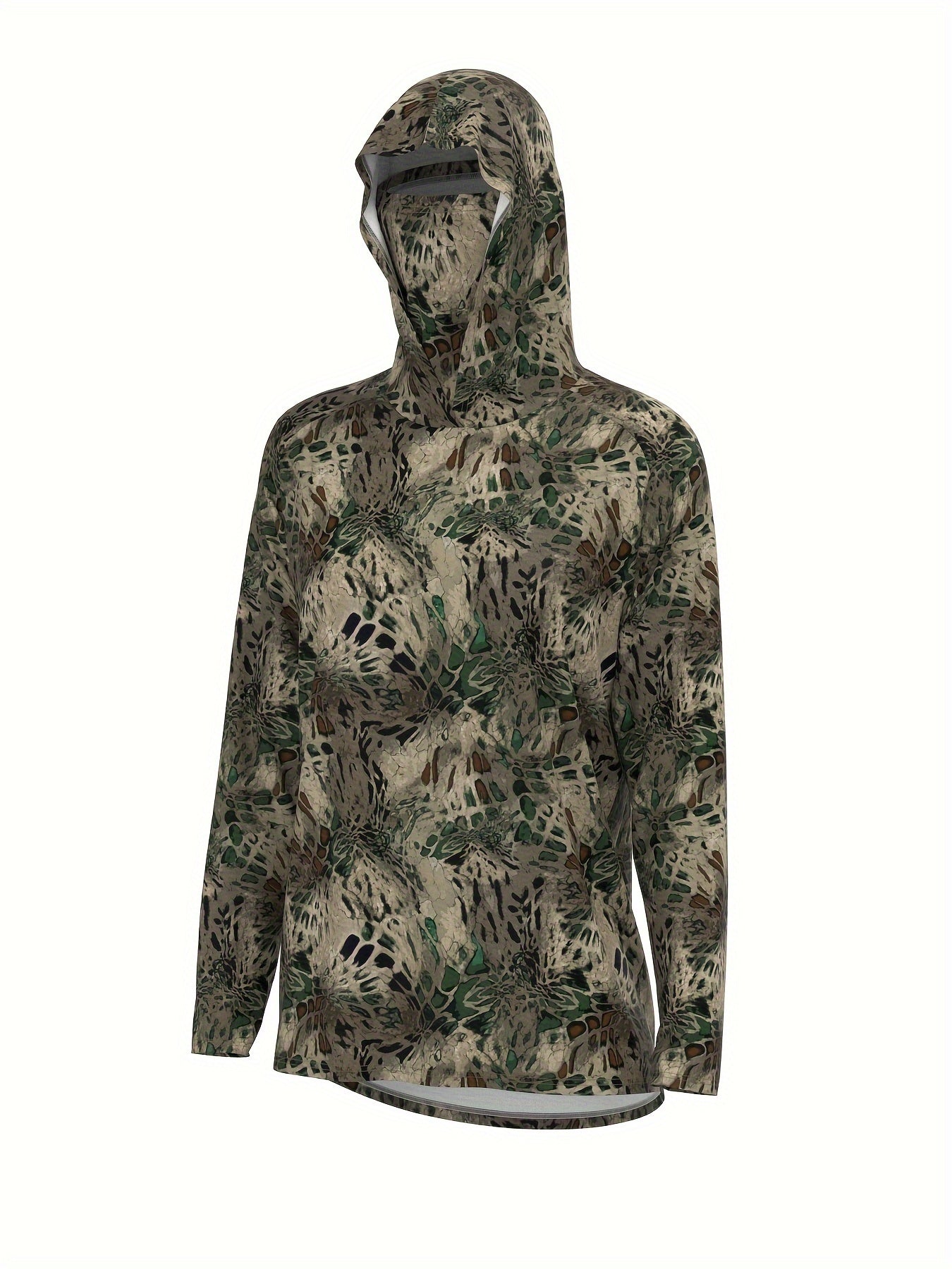 Outdoor Sun Protection Clothing Hooded Jacket Quick drying Breathable With Mask