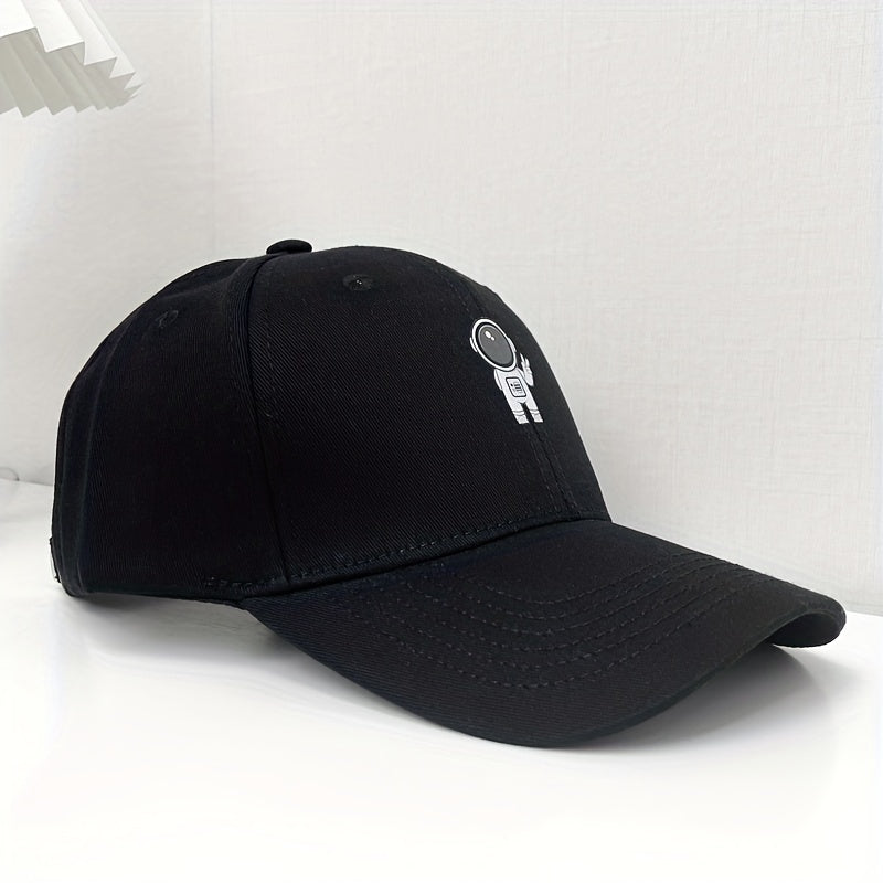 Unisex Sunshade Breathable Adjustable Baseball Cap With Embroidery