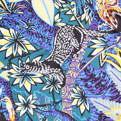 Boho Lion Animal Graffiti Print Oversized Square Scarf