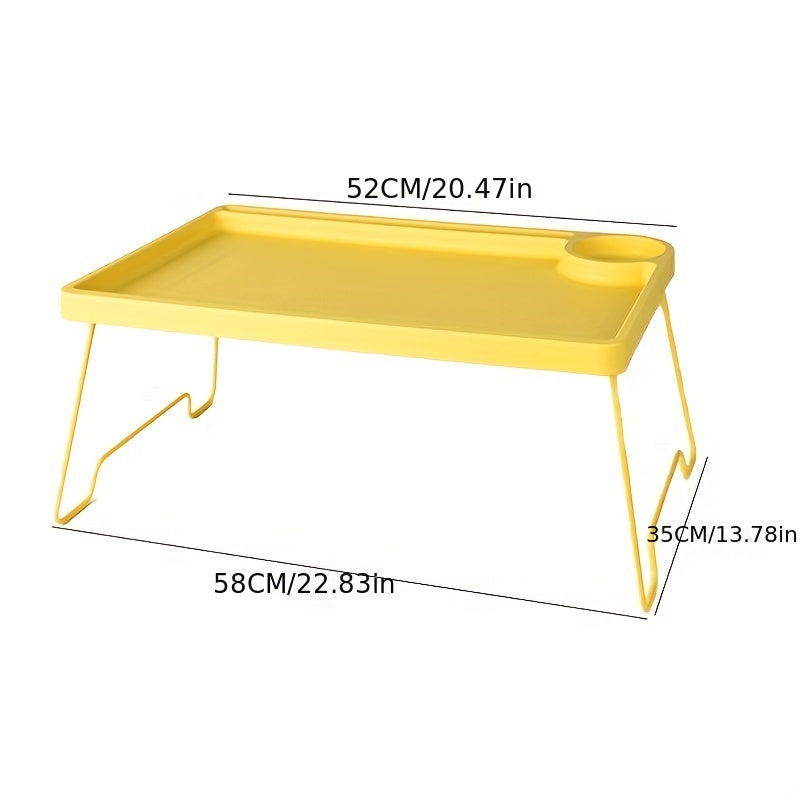 Foldable Bed Tray Table Breakfast Desk Sofa Bed Laptop Snack Tray