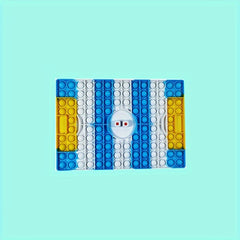 Large Football Field Board Battle Bubble Music Pop It Dice Game