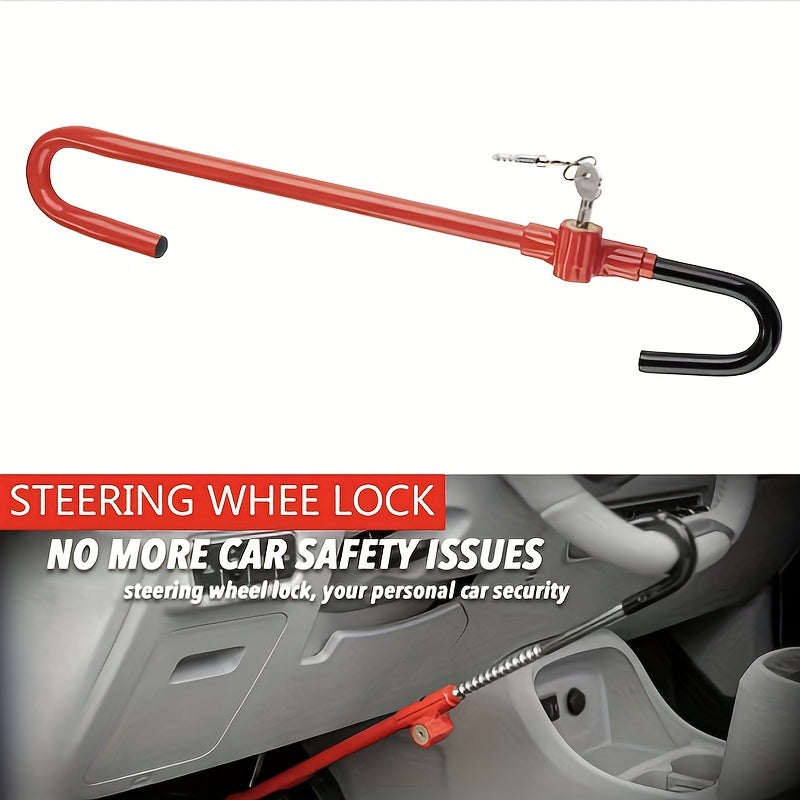 Car Steering Wheel Clutch Throttle Lock Anti theft Anti cut Adjustable
