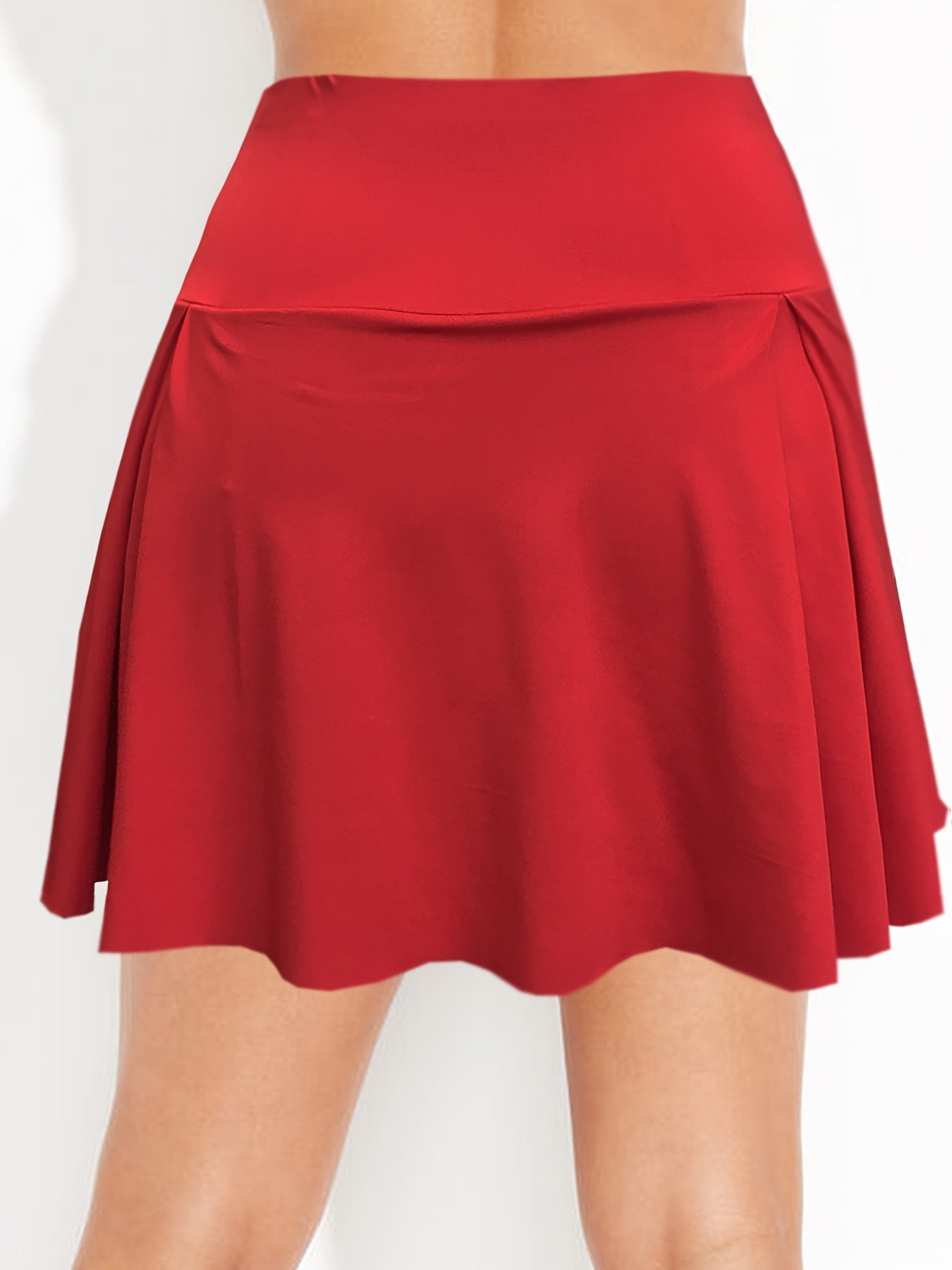 Solid Stretch Tennis Skort Medium