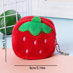 Animal Plush Coin Purse with Zipper - Great Gift