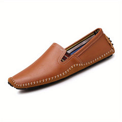 Men's Minimalist Loafers Stitched Comfy Casual Shoes