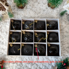 12pcs Christmas Decoration Ball Holiday Wedding Christmas Hanging Ball