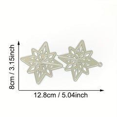 1pc Christmas Angel Snowflake Metal Cutting Dies Scrapbooking Paper Craft