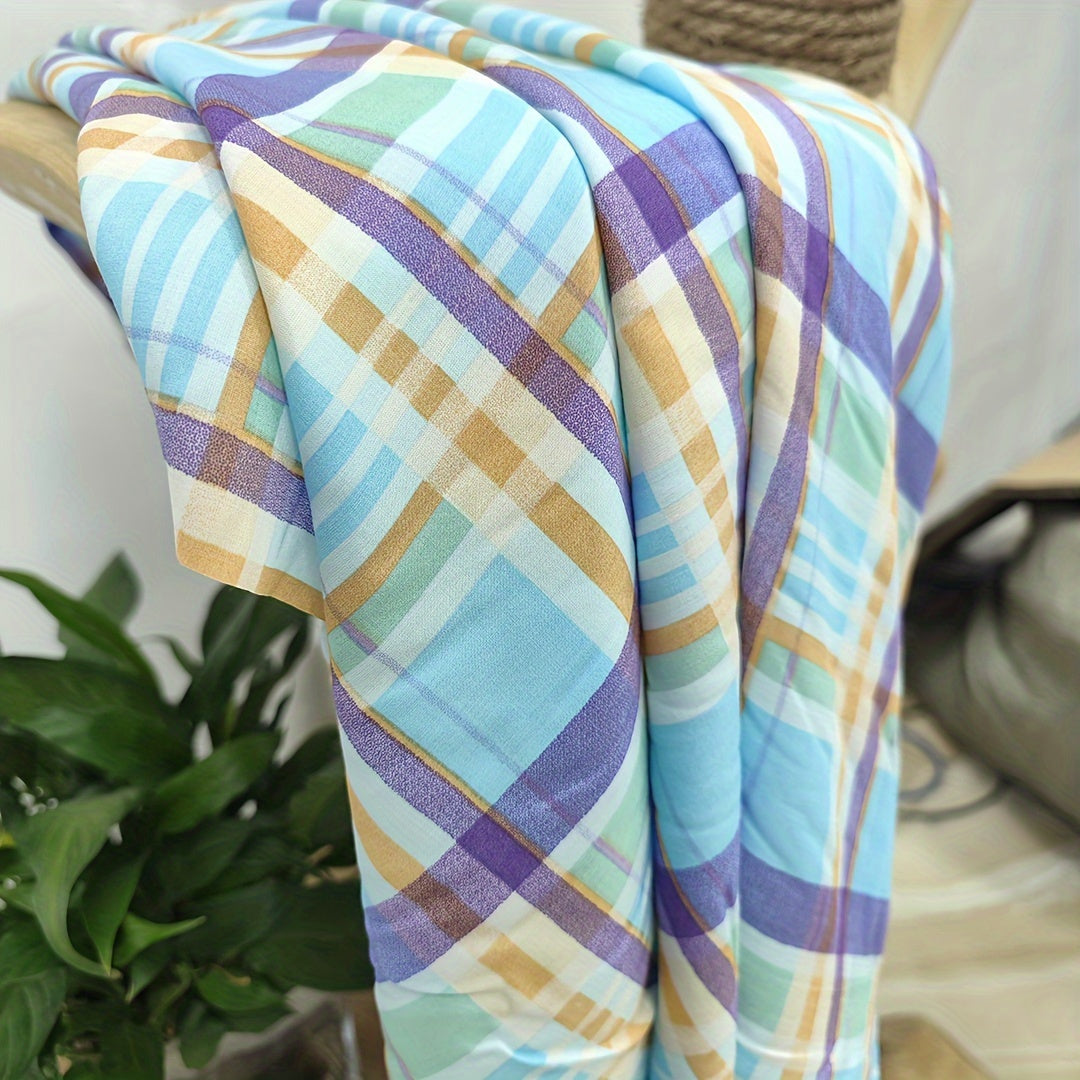 1pc Faux Cotton Fabric Diy Cloth Diy Clothes Pants Dress Fabric