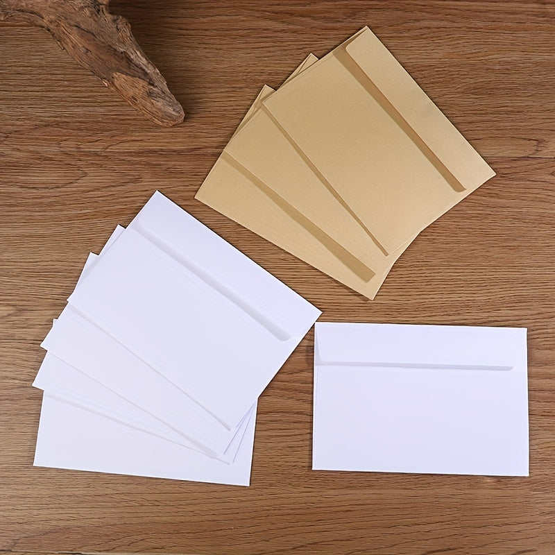 50pcs C6 Self-sealing Envelope for School Office Home