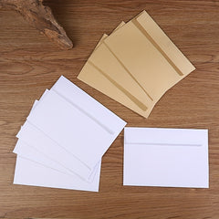 50pcs C6 Self-sealing Envelope for School Office Home