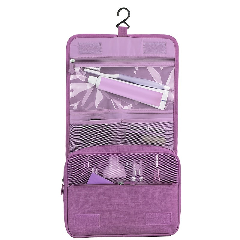 Travel Toiletry Bag with Hanging Hook for Men and Women