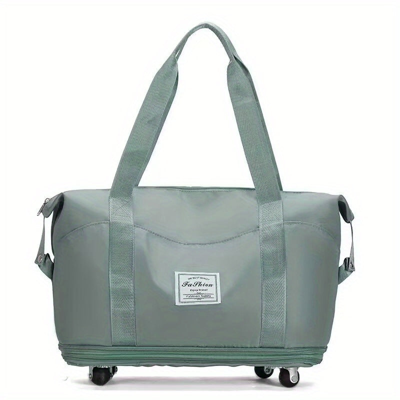 Foldable Travel Duffle Bag With Wheels Large Capacity Lightweight