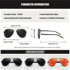 RoyalHot Polarized Oval Frame Sunglasses Driving Sun Glasses Shades P7002