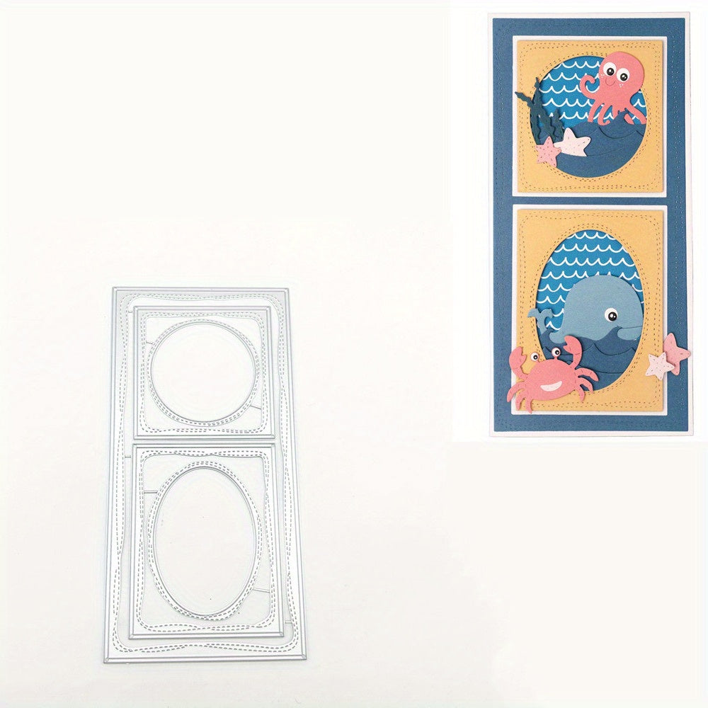 Dog Background Metal Embossing Scrapbooking Cutting Mold