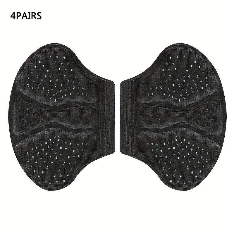4 Pairs Sports Shoes Heel Pads Anti-wear Self-adhesive Anti-slip