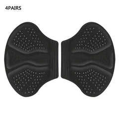 4 Pairs Sports Shoes Heel Pads Anti-wear Self-adhesive Anti-slip