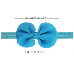 Chiffon Bow Headband Hair Accessories for Baby Girls