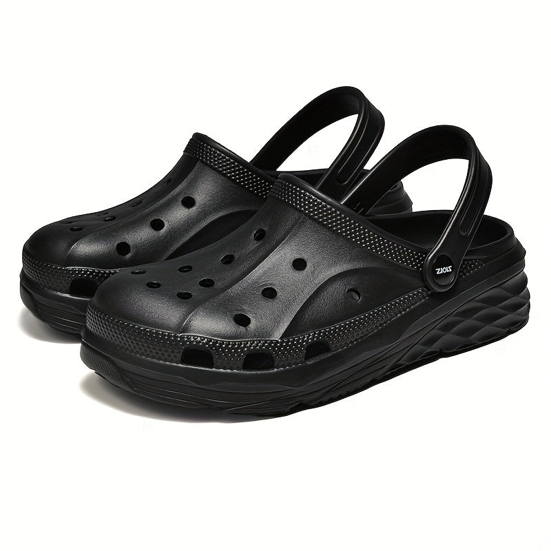 Men's Clog Sandals with Strap Casual Outdoor Walking Shoes