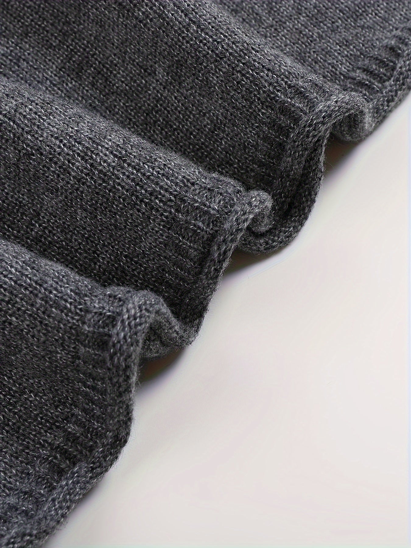 Casual Sweater Women's Plus Solid Long Sleeve Button Lapel Collar