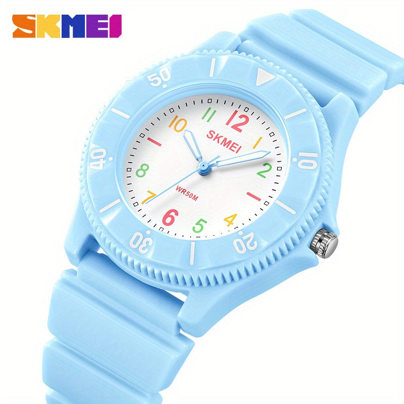 Waterproof Round Wrist Watch for Kids