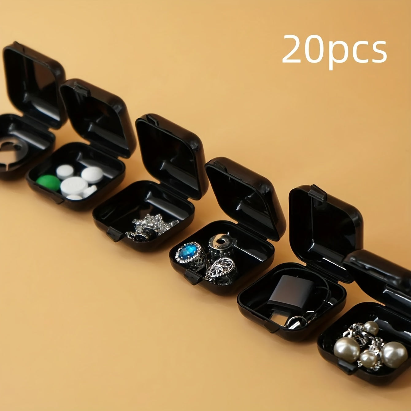 Small Square Jewelry Storage Box - Pack of 30