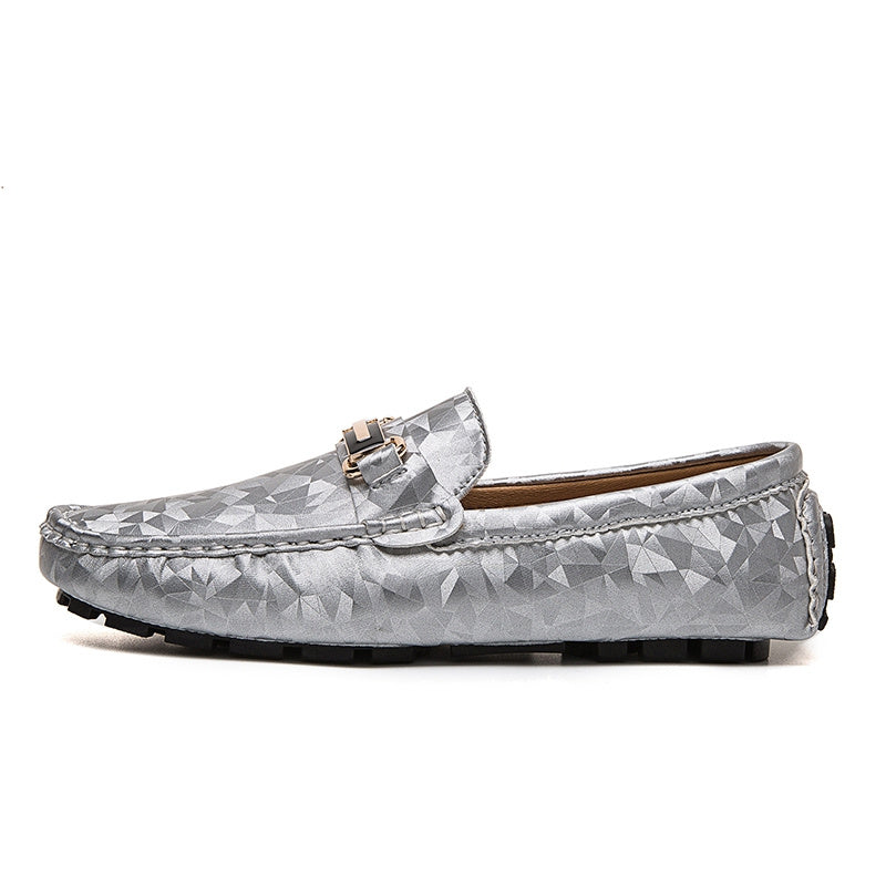 Men's Patterned Moccasin Loafers Non-slip Driving Shoes