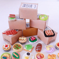 6pcs Mini Paper Box Gift Set 1:12 Scale Decorative Furniture Accessories