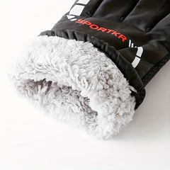 Men's Thickened Winter Gloves for Skiing & Cycling