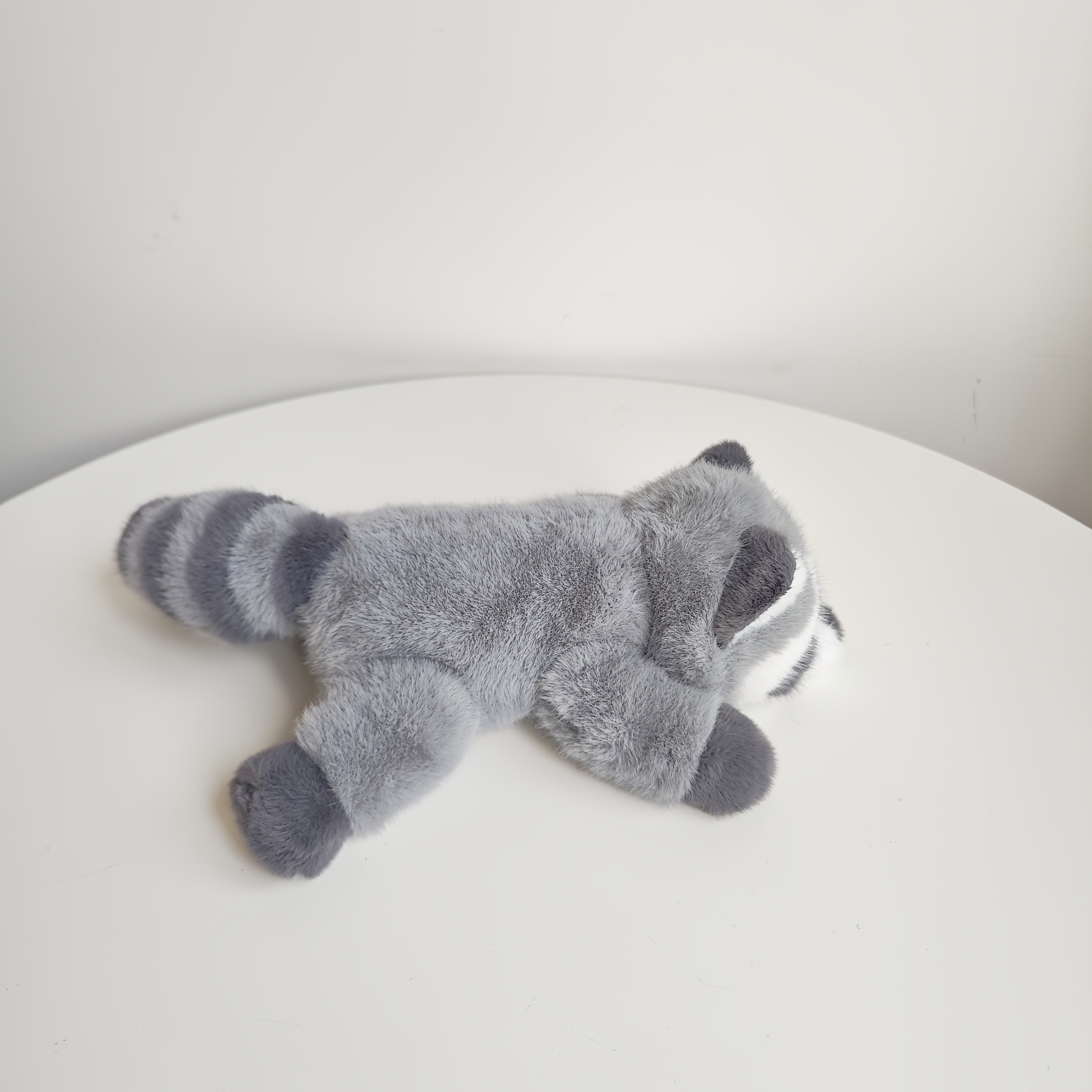 Grey Raccoon Plush Doll Soft Stuffed Animal Toy