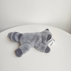 Grey Raccoon Plush Doll Soft Stuffed Animal Toy