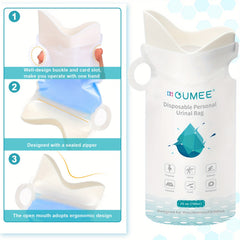 Emergency Disposable Urinal Bags 700ML Camping Pee Bags Unisex Urine Bag