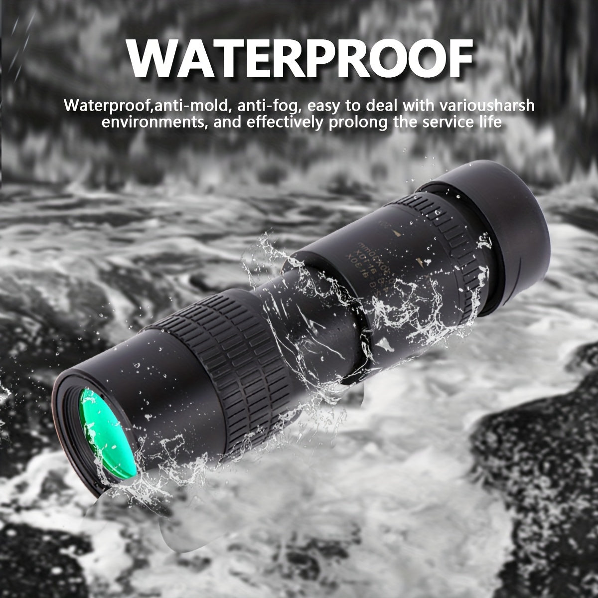 Portable Monocular Telescope 30X30 Extendable Zoom Handheld 10x Telescope