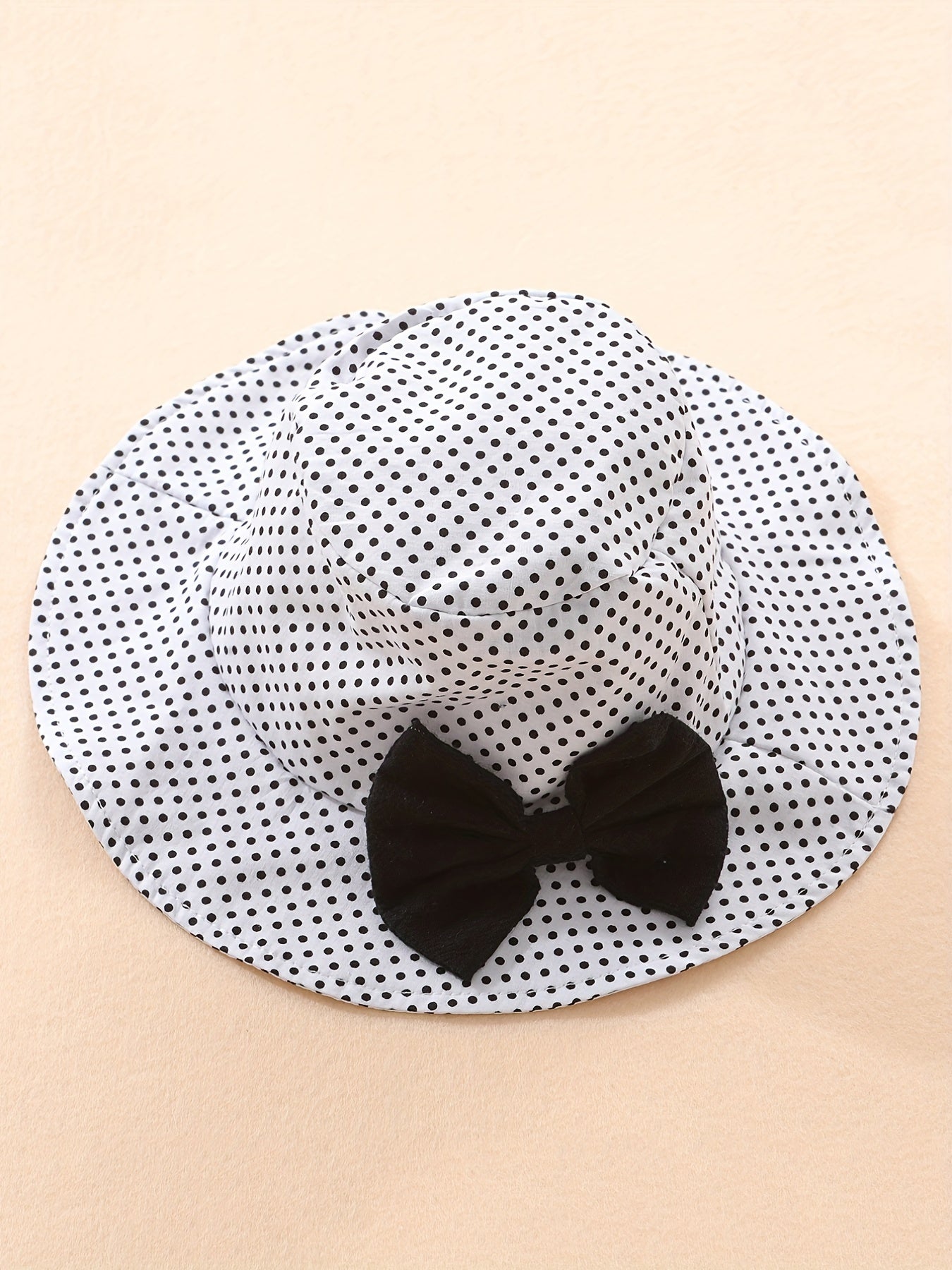 3pcs Baby Girls Lace Off shoulder Tops Polka Dot Skirt Hat Summer Clothes Sets